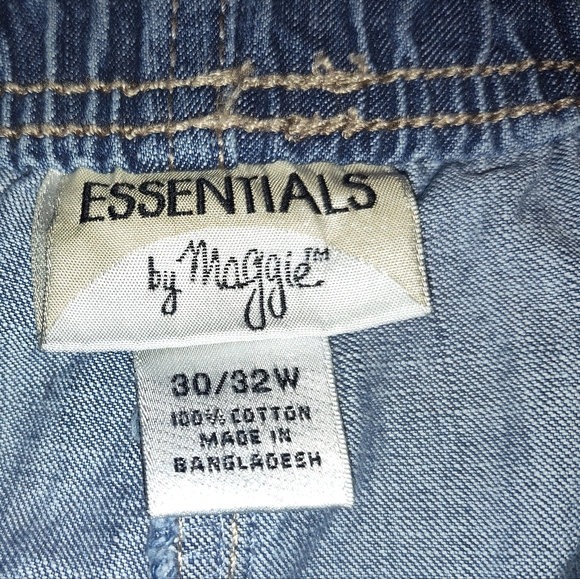 Essentials by Maggie plus size jean shorts - Picture 3 of 5